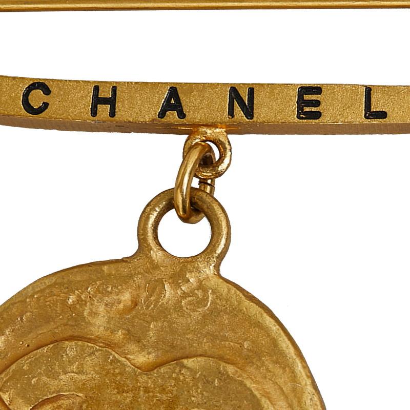 CHANEL シャネル ヴィンテージ ロゴ ココマーク コイン ブローチ CHANEL シャネル ヴィンテージ ロゴ ココマーク コイン ブローチ