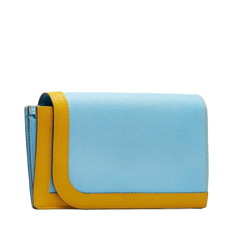 HERMES エルメス カマイユ ロングウォレット 長財布 ブルー HERMES エルメス カマイユ ロングウォレット 長財布 ブルー