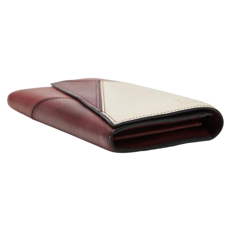 LOEWE（ロエベ） パズル 長財布 コンチネンタルウォレット レッド