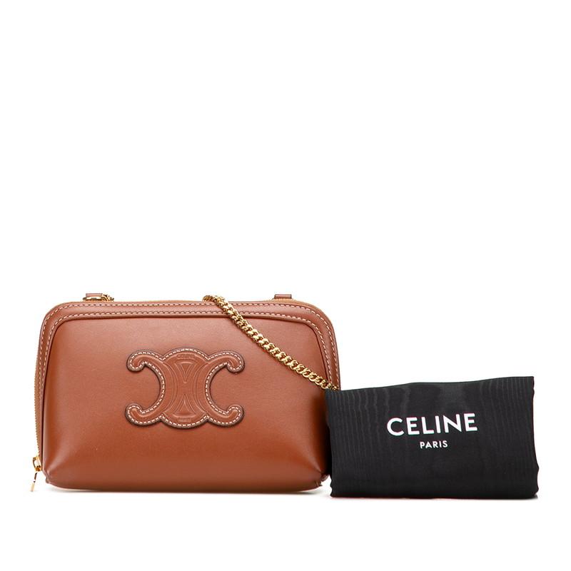 CELINE（セリーヌ） トリオンフ チェーンショルダーバッグ ポシェット