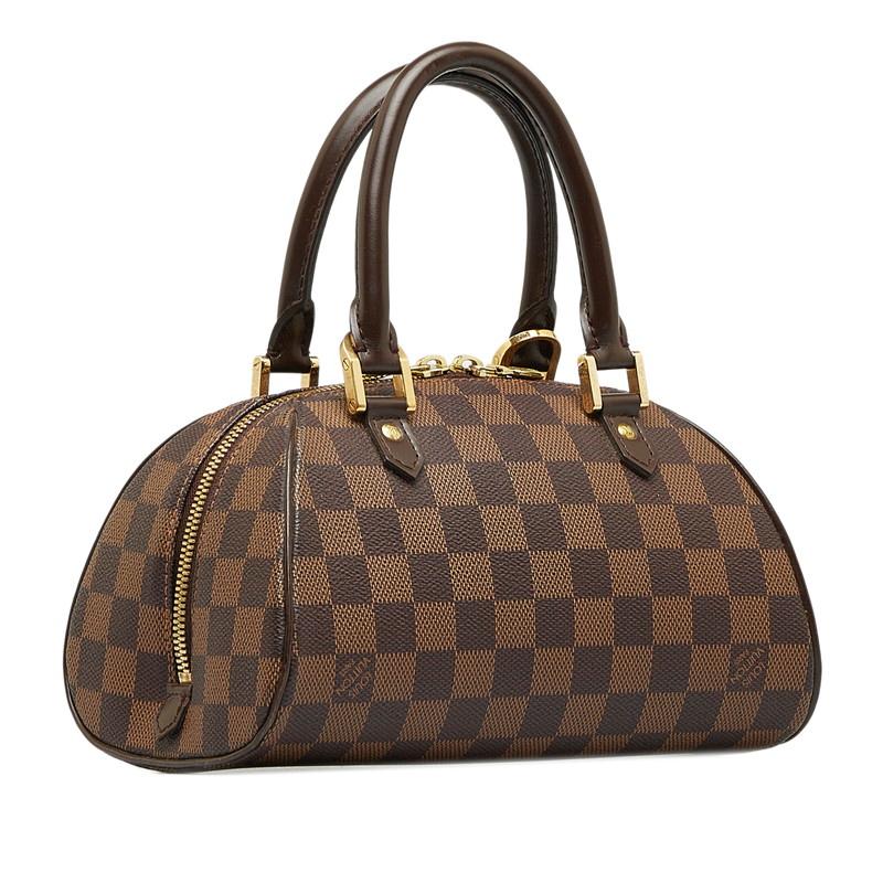 LOUIS VUITTON ルイ ヴィトン ダミエ リベラ ミニ ハンドバッグ LOUIS VUITTON ルイ ヴィトン ダミエ リベラ ミニ ハンドバッグ