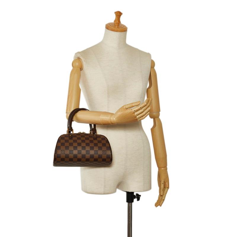 LOUIS VUITTON ルイ ヴィトン ダミエ リベラ ミニ ハンドバッグ LOUIS VUITTON ルイ ヴィトン ダミエ リベラ ミニ ハンドバッグ