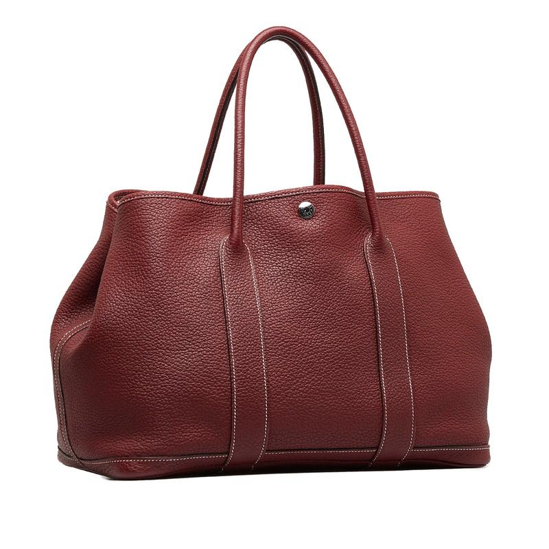 エルメス ガーデンパーティPM シルバー金具 ハンドバッグ トートバッグ  