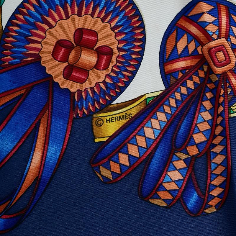 HERMES エルメス カレ90 馬のリボン LES RUBANS DU CHEVAL スカーフ  