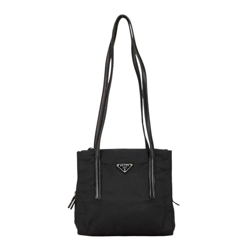 PRADA プラダ 三角ロゴプレート トートバッグ ショルダーバッグ 