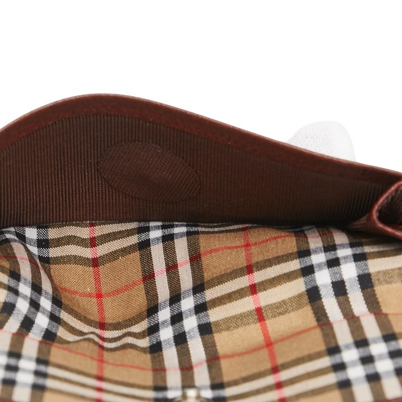 BURBERRY（バーバリー） ノバチェック キーケース 5連 ブラウン レザー