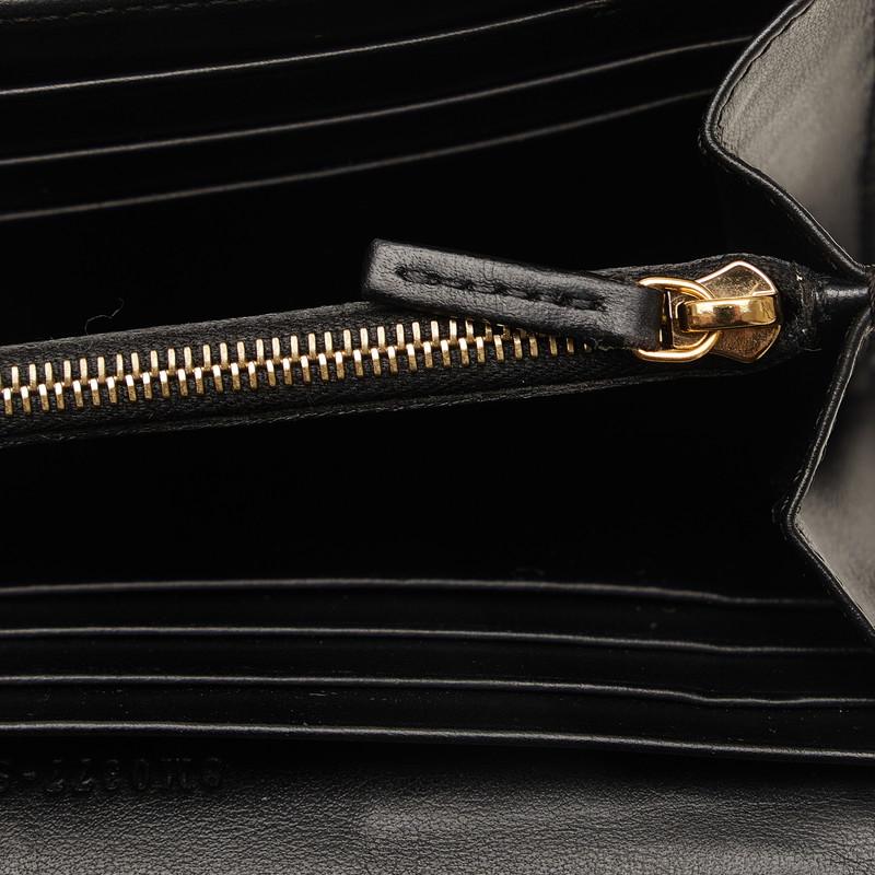 FENDI フェンディ ピーカブー 長財布 8M0377 ブラック ゴールド FENDI フェンディ ピーカブー 長財布 8M0377 ブラック ゴールド