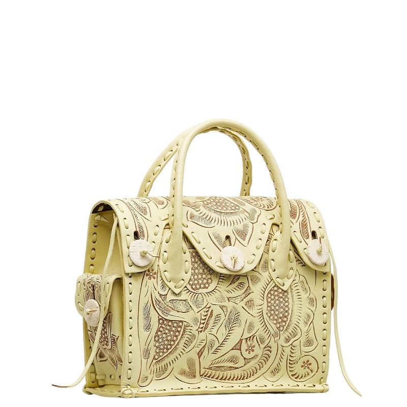 グレースコンチネンタル カービングトライブス マエストラS ハンドバッグ イエロー レザー レディース GRACE CONTINENTAL 【中古】 : 228-33971 : 銀座パリス Yahoo!ショッピング店 - 通販 - Yahoo!ショッピング グレースコンチネンタル カービングトライブス マエストラS ハンドバッグ イエロー レザー レディース GRACE CONTINENTAL 【中古】 : 228-33971 : 銀座パリス Yahoo!ショッピング店 - 通販 - Yahoo!ショッピング