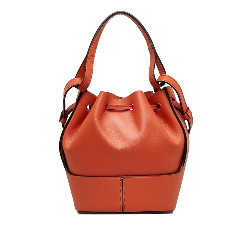 ロエベ LOEWE バルーンバッグ ナノ 2WAY ショルダーバッグ バッグ レザー レディース ブラック系 A710R85X01 【中古】 LOEWE - ロエベ LOEWE バルーンバッグ ナノ 2WAY ショルダーバッグ