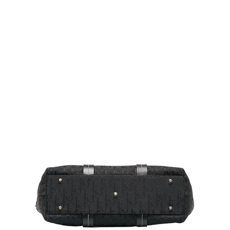 ［美品］ディオール　トロッター　キャスケット　フラワー刺繍　ロゴプレート Christian Dior クリスチャンディオールフラワー刺繍トロッター