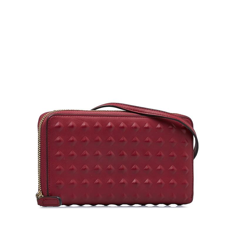 MCM エム シー スタッズ 型押し ショルダーバッグ ショルダー 