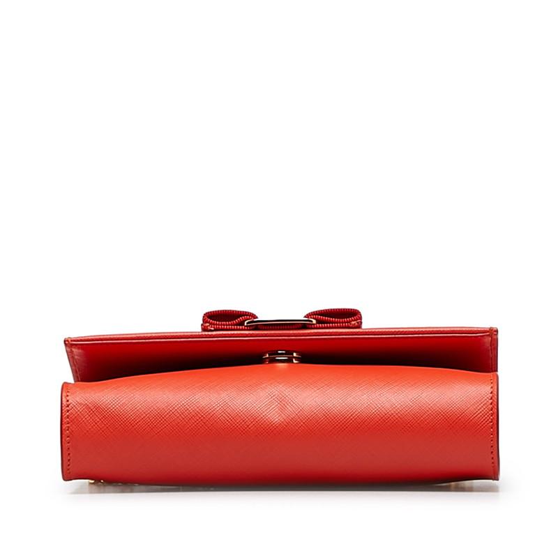 【Salvatore Ferragamo】サルヴァトーレフェラガモ ヴァラ D21 3096 カーフ 赤 レディース ショルダーバッグ Salvatore Ferragamo サルヴァトーレフェラガモ ヴァラ D21 3096