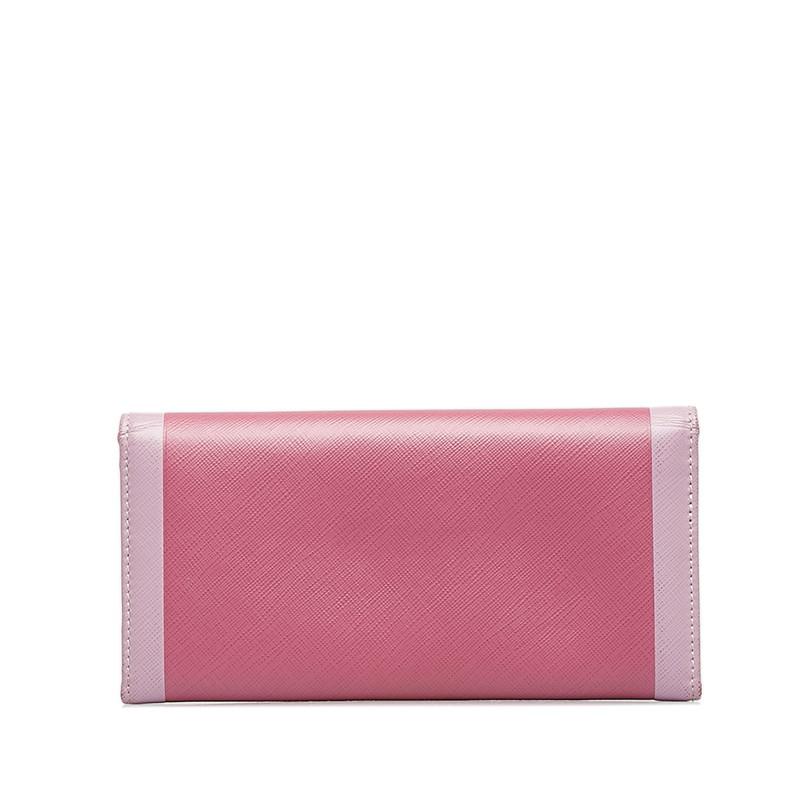 サルヴァトーレフェラガモ 長財布 ピンク レザー レディース Salvatore 