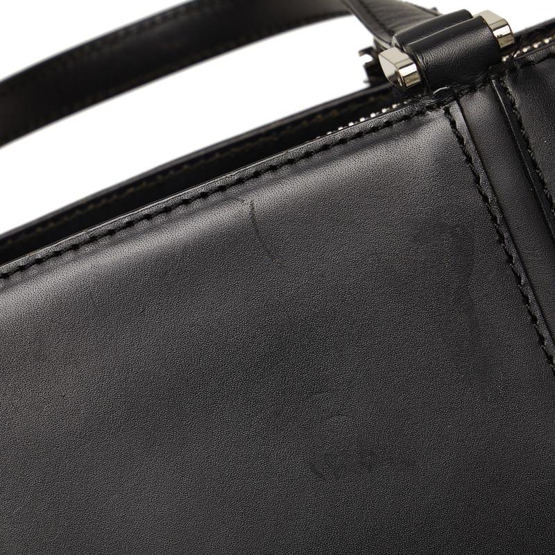 BURBERRY（バーバリー） ノバチェック ハンドバッグ ブラック レザー