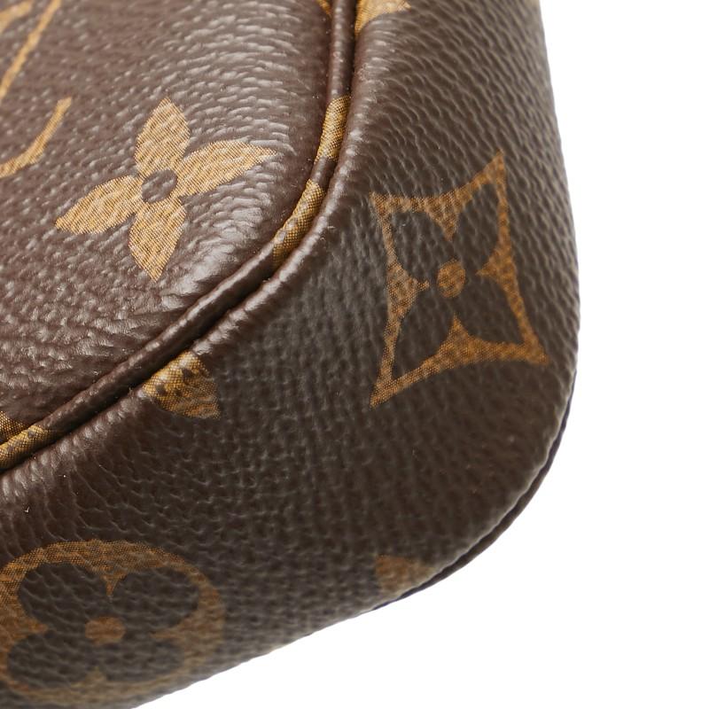 ルイヴィトン M58009 ポーチ ブラウン  LOUIS VUITTON ミニ・ポシェット・アクセソワール モノグラム ルイ・ヴィトン LOUIS VUITTON ミニポシェット・アクセソワール M58009