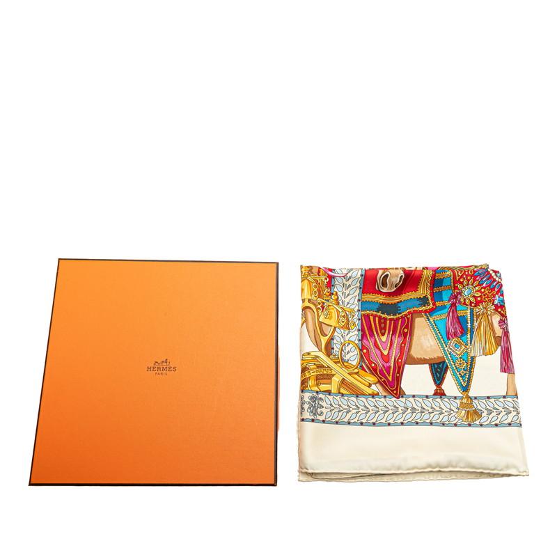 HERMES（エルメス） カレ90 LA DANSE DU CHEVAL MARWARI マールワーリ