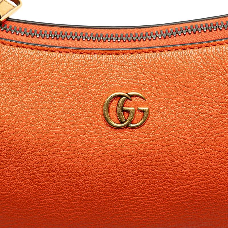 ★3日以内返品可★ 極美品 GUCCI グッチ アフロディーテ レザー ハンドバッグ 739076 ショルダーバッグ オレンジ レザー レディース GUCCI - ☆3日以内返品可☆ 極美品 GUCCI グッチ アフロディーテ