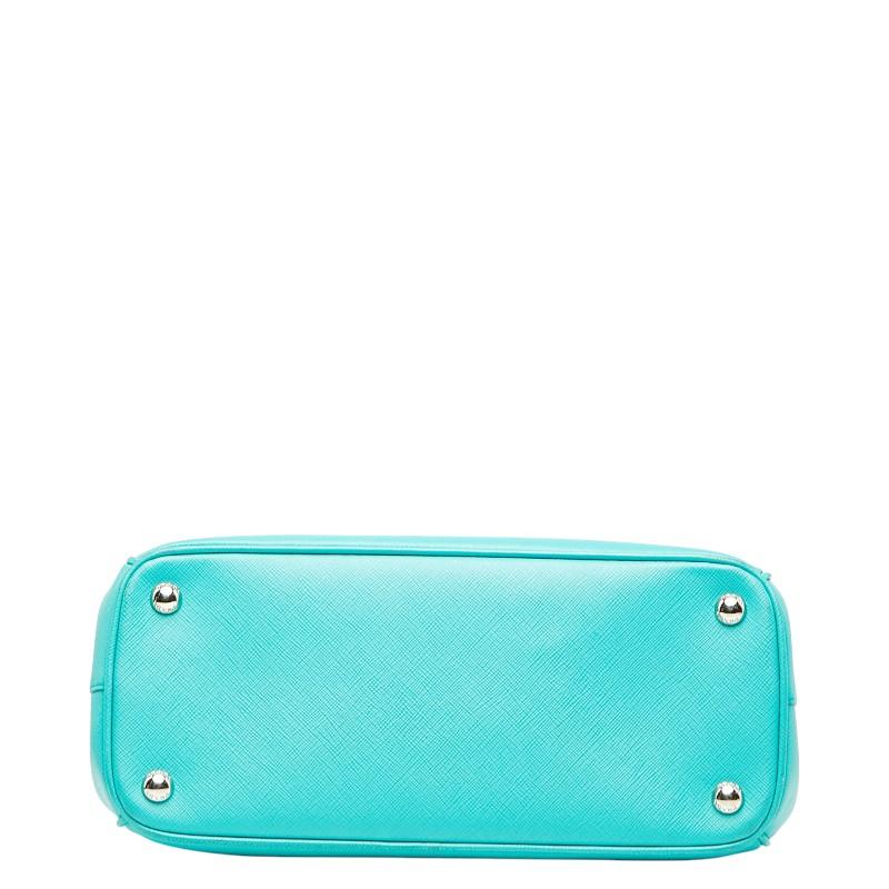 プラダ ガレリア ハンドバッグ ショルダーバッグ 2WAY 1BA863 エメラルドグリーン レザー レディース PRADA 【中古】 PRADA（プラダ） ガレリア ハンドバッグ ショルダーバッグ 2WAY 1BA863