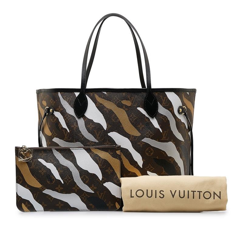 LOUIS VUITTON ルイ ヴィトン モノグラム カモフラージュ ネヴァーフル  
