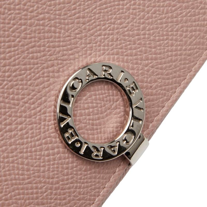 BVLGARI（ブルガリ） ブルガリブルガリ 長財布 ピンク レザー