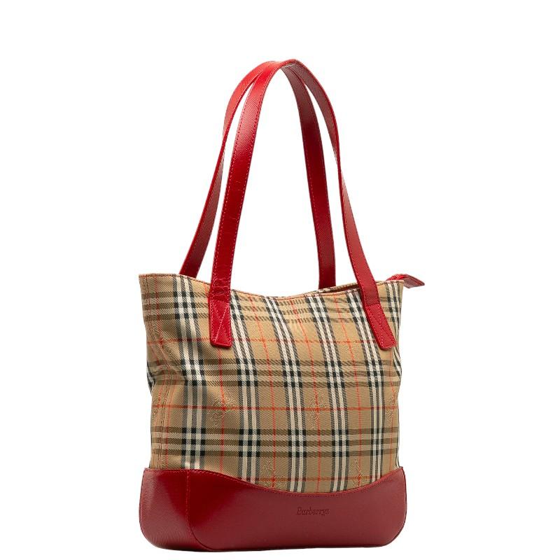 BURBERRY バーバリー ノバチェック シャドーホース トートバッグ BURBERRY バーバリー ノバチェック シャドーホース トートバッグ