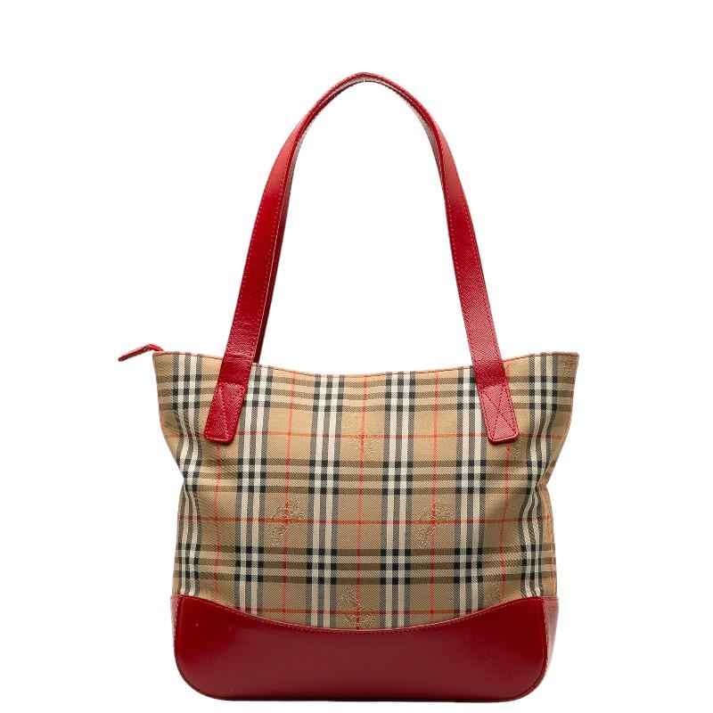 BURBERRY バーバリー ノバチェック シャドーホース トートバッグ BURBERRY バーバリー ノバチェック シャドーホース トートバッグ
