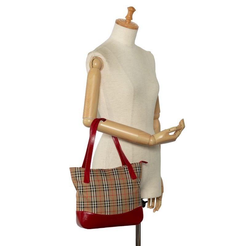BURBERRY（バーバリー） ノバチェック シャドーホース トートバッグ