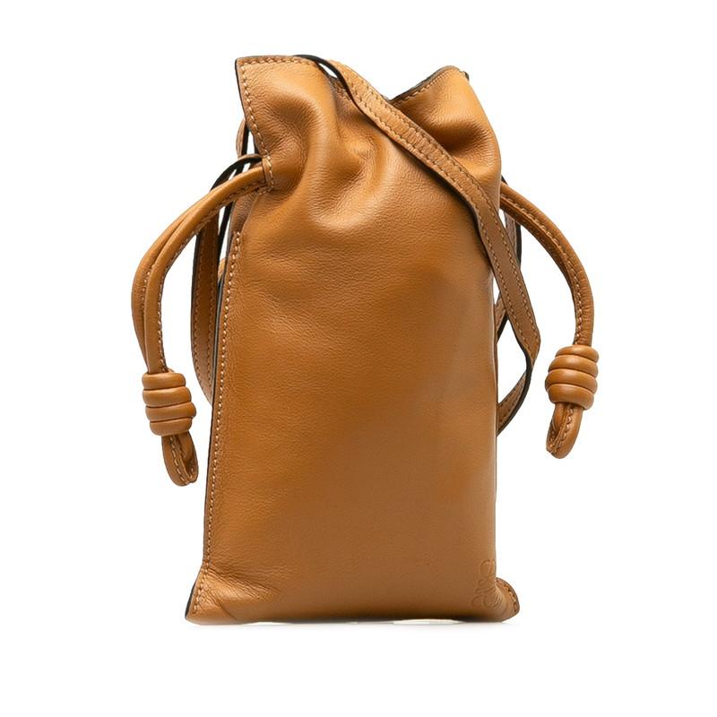 LOEWE ロエベ アナグラム フラメンコポケット ミニバッグ 巾着 斜め 
