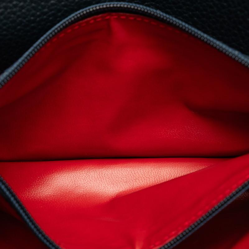 CELINE セリーヌ サークル ロゴ 長財布 ブラック レザー レディース  