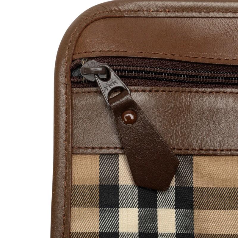BURBERRY（バーバリー） ノバチェック シャドーホース クラッチバッグ