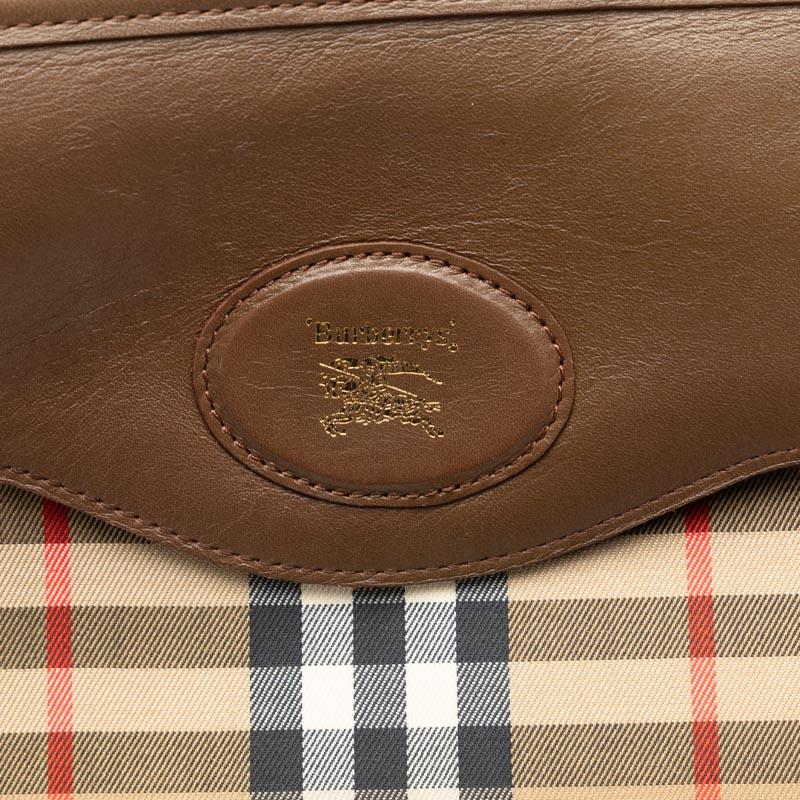 BURBERRY（バーバリー） ノバチェック シャドーホース クラッチバッグ