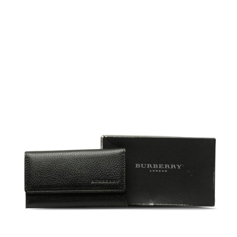 BURBERRY バーバリー ノバチェック 5連 キーケース レザー ブラック BURBERRY（バーバリー） ノバチェック キーケース 5連 ブラック レザー