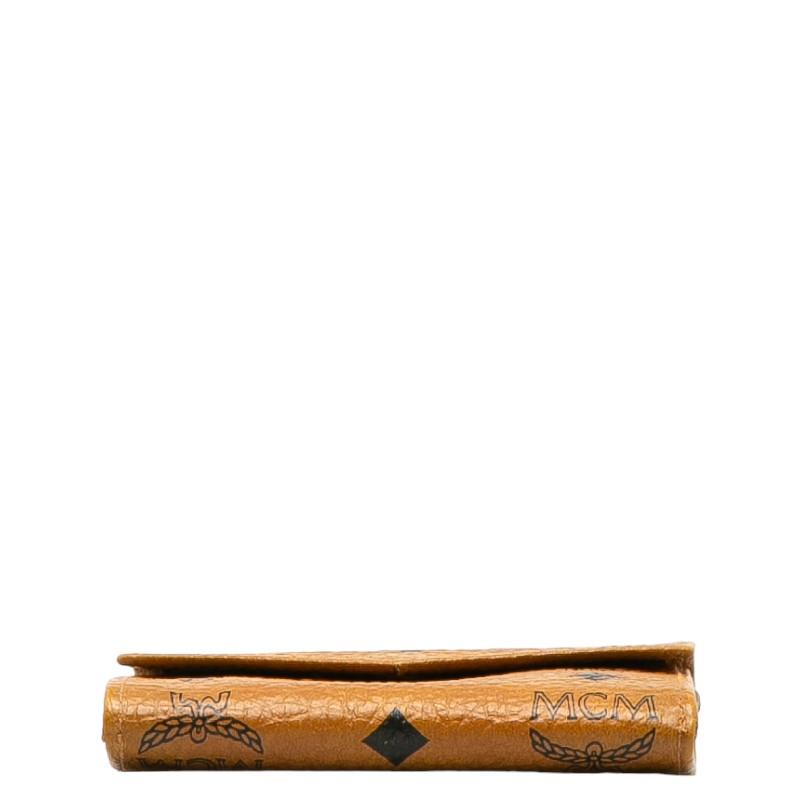 [美品]MCM エムシーエム モノグラム ヴィセトス柄 レザー 二つ折り 財布 MCM（エムシーエム） 並行輸入 MCM 2つ折財布 財布 モノグラム AREN