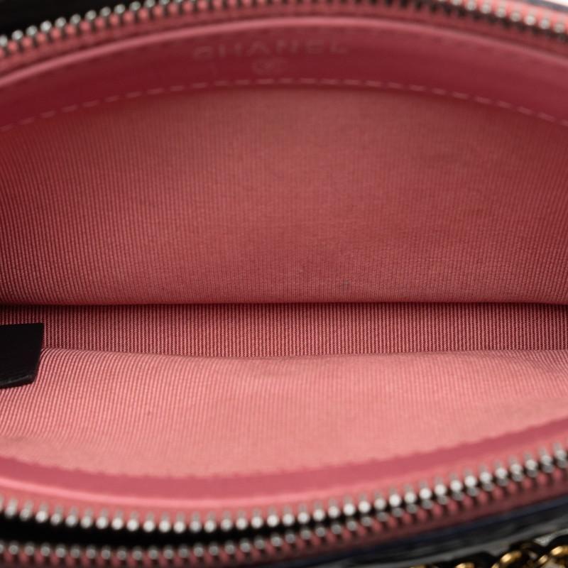 シャネル ガブリエル キルティング チェーン ウォレット ミニ ショルダーバッグ ネイビー レザー レディース CHANEL 【中古】_7
