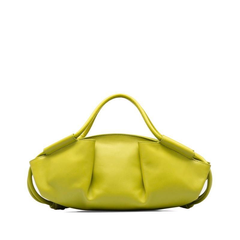 ロエベ パセオバッグ ハンドバッグ ショルダーバッグ 2WAY グリーン レザー レディース LOEWE 【中古】_3