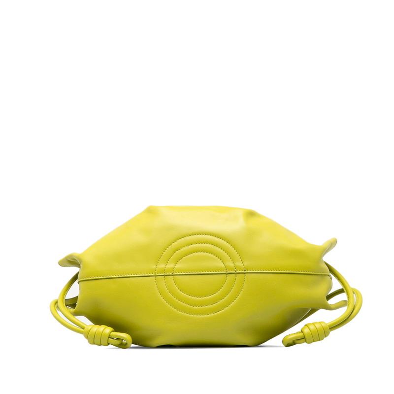 ロエベ パセオバッグ ハンドバッグ ショルダーバッグ 2WAY グリーン レザー レディース LOEWE 【中古】_4