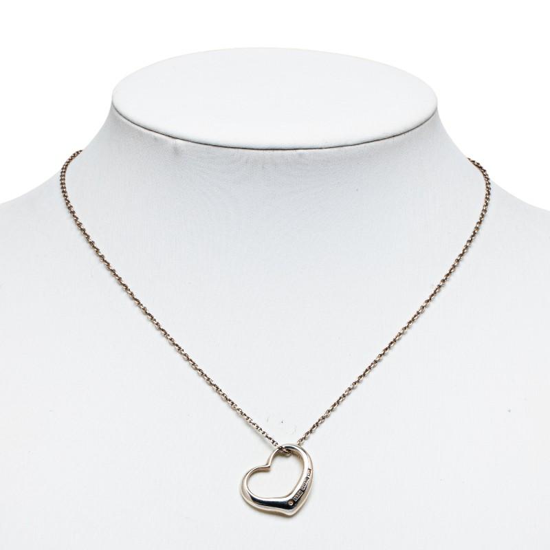 TIFFANY&Co. ティファニー オープンハート チェーン ネックレス SV925 