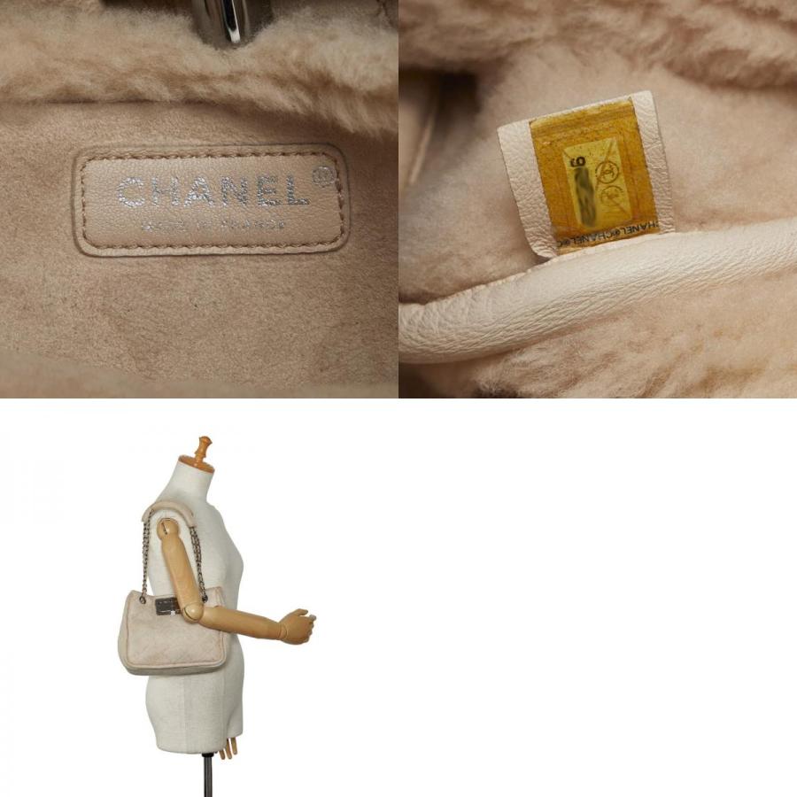 CHANEL（シャネル） マトラッセ ロゴ金具 ボア チェーン ショルダー