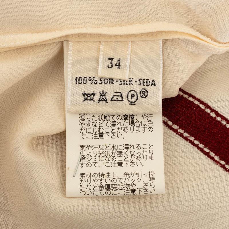 HERMES（エルメス） マルジェラ期 ボルデュック リボン柄 長袖シャツ