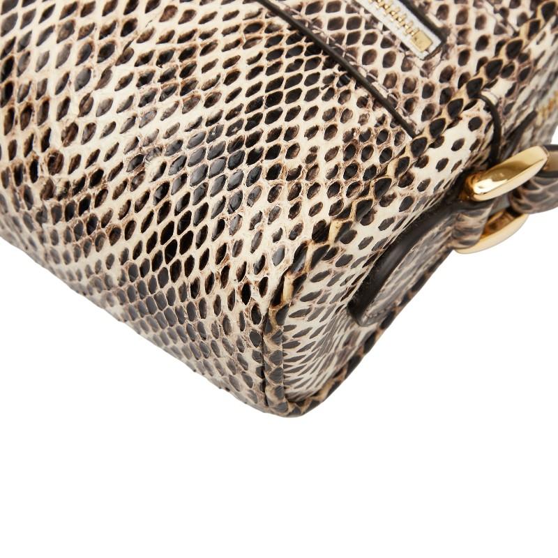 中古 グッチ GGマーモント 斜め掛け ショルダーバッグ 517350 パイソン