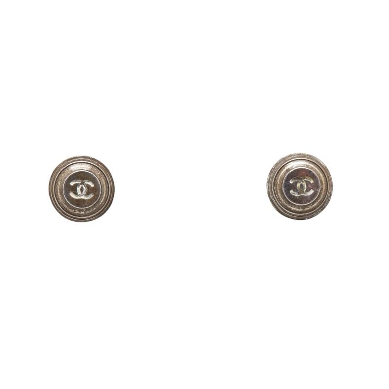 CHANEL シャネル ヴィンテージ ココマーク ピアス ゴールド メッキ 