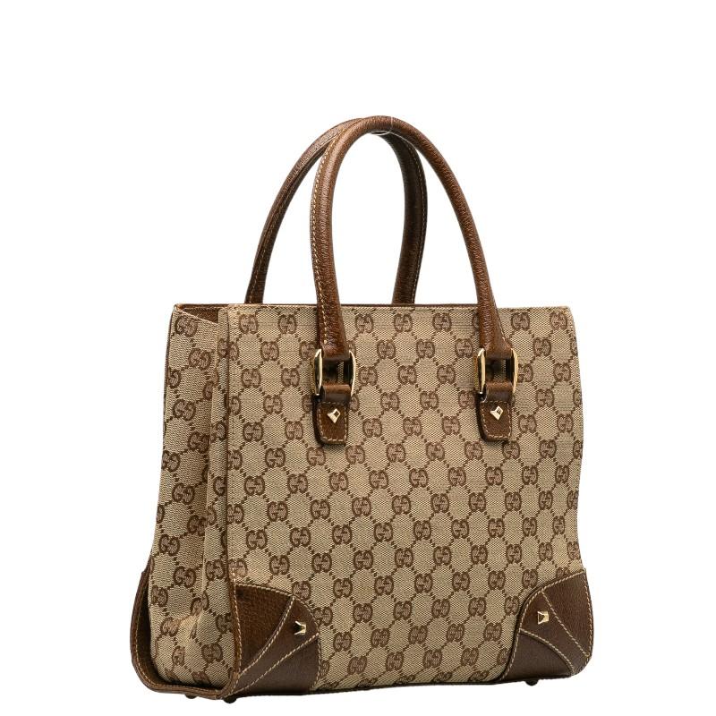 GUCCI（グッチ） GGキャンバス ハンドバッグ 120895 ベージュ
