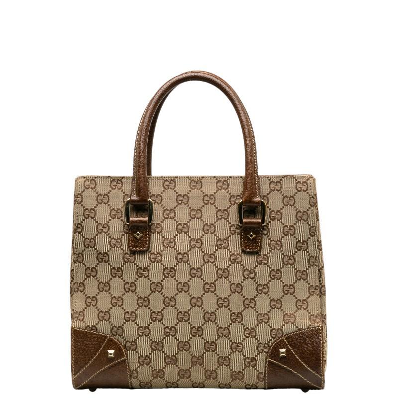 GUCCI（グッチ） GGキャンバス ハンドバッグ 120895 ベージュ