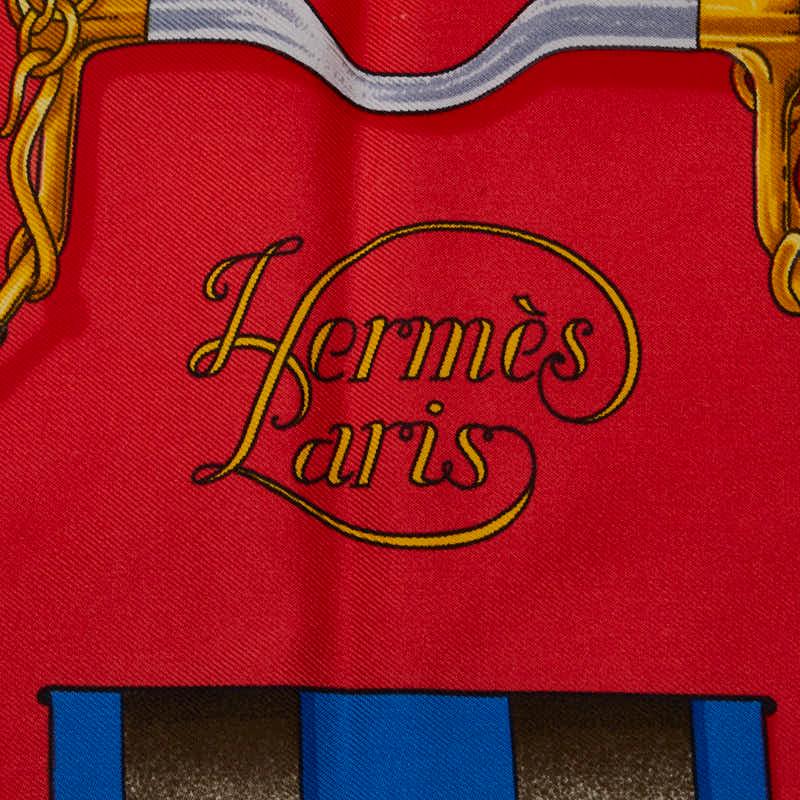 【新品未使用】HERMES カレ90 グランマネージュGrand Manège レア 新品同様 HERMES エルメス スカーフ カレ90 シルク グラン