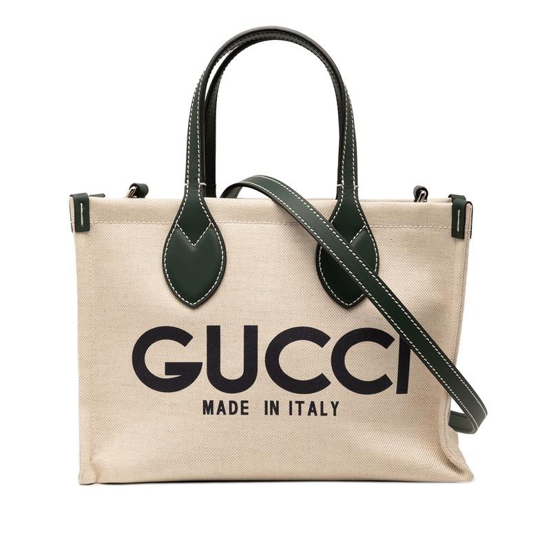 【GUCCI】グッチ プリント ミニトート　バッグ 772144 2WAY GUCCI（グッチ） ロゴプリント ミニトートバッグ ショルダーバッグ
