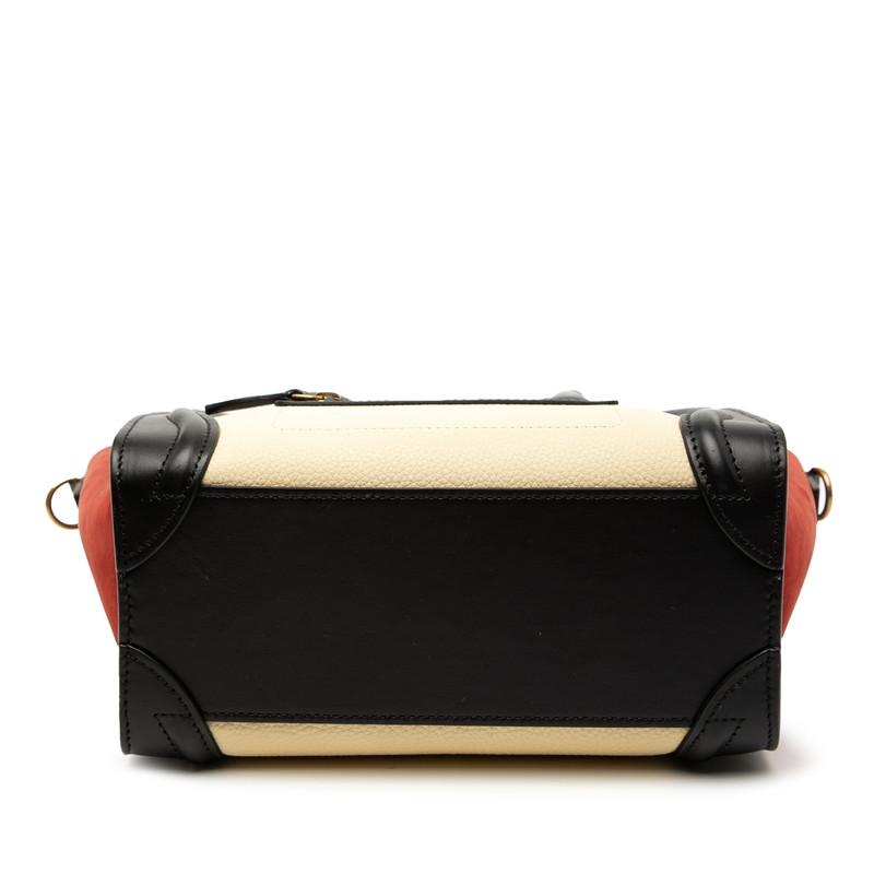 CELINE（セリーヌ） ラゲージ ナノショッパー トリコロール