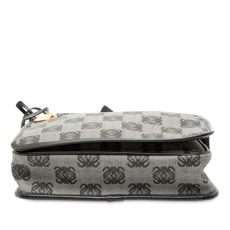 LOEWE（ロエベ） アナグラム 斜め掛け ショルダーバッグ グレー
