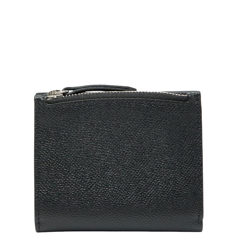 マルタンマルジェラ 4ステッチ 二つ折り財布 ブラック レザー