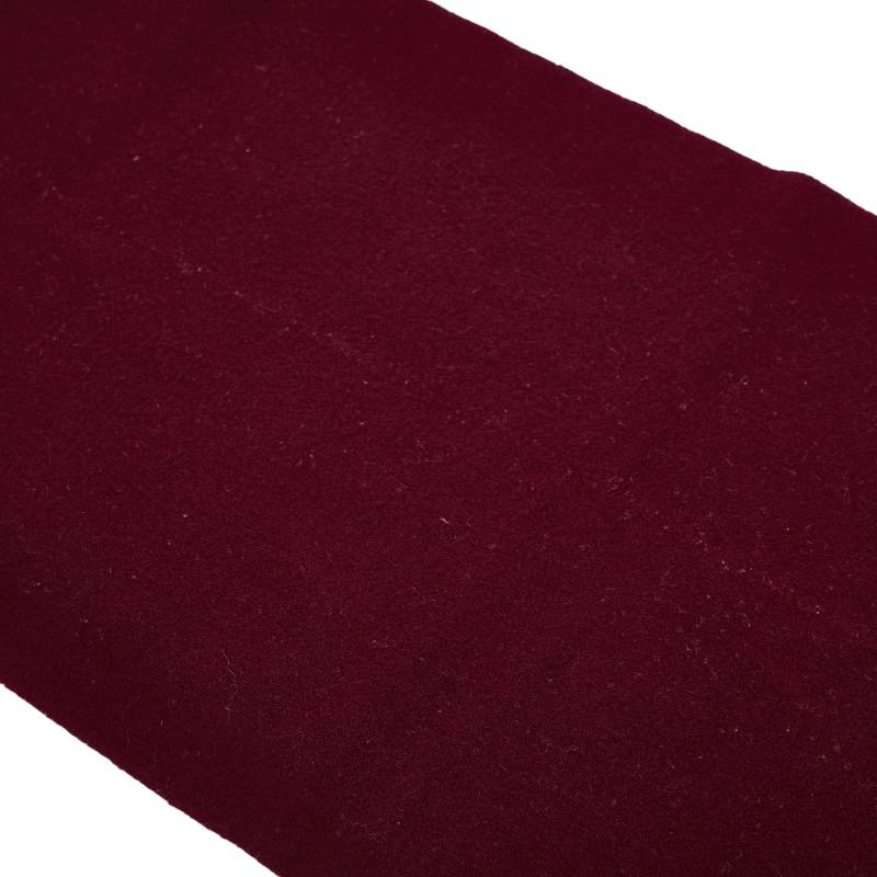 バーバリー ロゴ刺繍 マフラー ワインレッド ボルドー ウール レディース BURBERRY 【中古】 BURBERRY（バーバリー） ロゴ刺繍 マフラー ワインレッド ボルドー