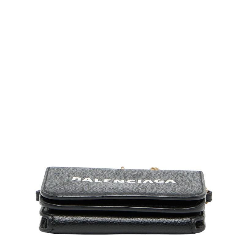 BALENCIAGA（バレンシアガ） チェーンミニウォレット 618145 ブラック